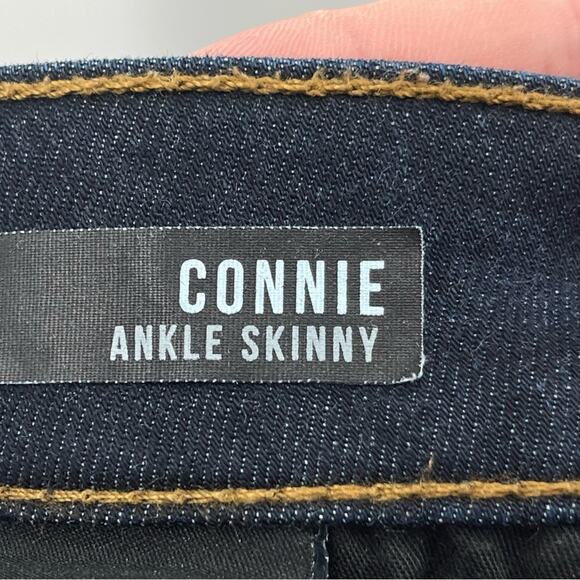 Kut From The Kloth Connie Ankle Skinny Jeans Raw Hem Size 4 Preppy Casual Boho - Picture 14 of 16